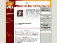 Tablet Screenshot of patriciamoreau.memory-of.com