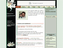 Tablet Screenshot of huwpowell.memory-of.com