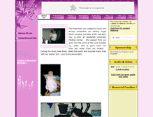 Tablet Screenshot of emily-lorraine-connelly.memory-of.com