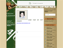 Tablet Screenshot of michael-alex-conn.memory-of.com