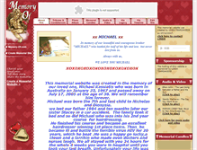 Tablet Screenshot of michael-kassiotis.memory-of.com