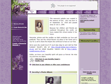 Tablet Screenshot of dorothy-jean-soper-horr.memory-of.com