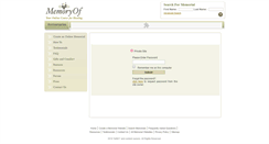 Desktop Screenshot of grace-sperandeo.memory-of.com