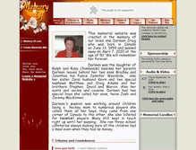 Tablet Screenshot of darleen-craig.memory-of.com