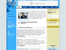 Tablet Screenshot of dewayne-miller.memory-of.com