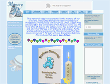 Tablet Screenshot of chino-perez.memory-of.com
