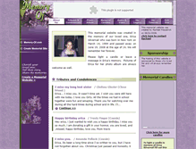 Tablet Screenshot of erica-silvernail.memory-of.com