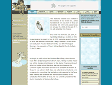 Tablet Screenshot of harold-small.memory-of.com