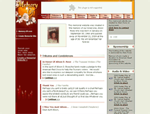 Tablet Screenshot of alison-rose.memory-of.com