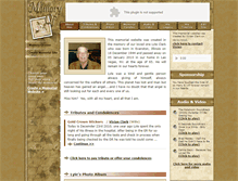 Tablet Screenshot of lyle-clark.memory-of.com