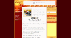 Desktop Screenshot of gregory-trautman.memory-of.com