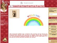 Tablet Screenshot of gregoria-flores-aponte.memory-of.com