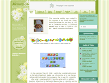 Tablet Screenshot of kaden-delarosa.memory-of.com