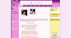 Desktop Screenshot of maya-imani-yapp.memory-of.com