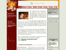 Tablet Screenshot of alexander-overby.memory-of.com