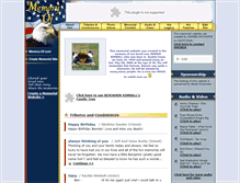 Tablet Screenshot of bennie-kimball.memory-of.com