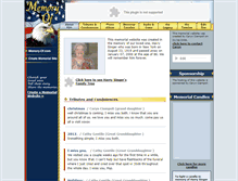 Tablet Screenshot of harry-singer.memory-of.com