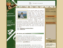 Tablet Screenshot of aaronbelston.memory-of.com