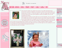 Tablet Screenshot of faith-deford.memory-of.com