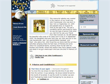 Tablet Screenshot of john-frankhauser.memory-of.com