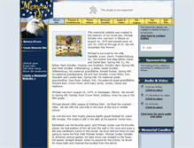 Tablet Screenshot of michael-schafer.memory-of.com