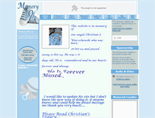 Tablet Screenshot of christian-wierzchowski.memory-of.com