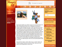 Tablet Screenshot of michael-halus.memory-of.com