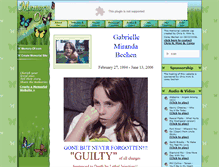 Tablet Screenshot of gabrielle-bechen.memory-of.com