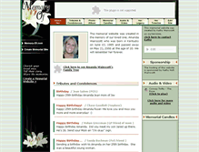 Tablet Screenshot of amanda-wainscott.memory-of.com