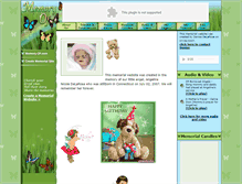 Tablet Screenshot of angelina-delarosa.memory-of.com