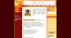 Desktop Screenshot of cynthia-saldania.memory-of.com