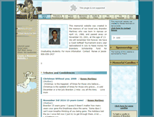 Tablet Screenshot of brandon-martinez.memory-of.com