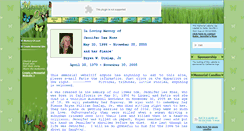 Desktop Screenshot of jenniferleemoss.memory-of.com