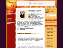 Tablet Screenshot of gary-plummer.memory-of.com