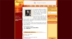 Desktop Screenshot of courtney-kiki-lynn-miller.memory-of.com