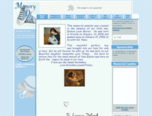 Tablet Screenshot of easton-louis-baxter.memory-of.com
