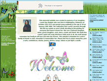 Tablet Screenshot of laurie-rae-walden.memory-of.com