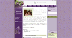 Desktop Screenshot of lorraine-shelley.memory-of.com