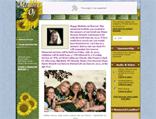 Tablet Screenshot of dianedeacon.memory-of.com