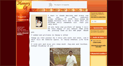 Desktop Screenshot of daniel-jaramillo.memory-of.com
