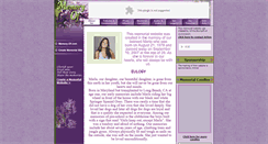 Desktop Screenshot of marla-stumpff.memory-of.com