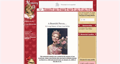 Desktop Screenshot of jennylynnmcgee.memory-of.com