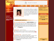 Tablet Screenshot of ourdanny.memory-of.com