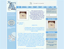 Tablet Screenshot of joseph-bartholomew.memory-of.com