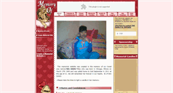 Desktop Screenshot of calvina.memory-of.com