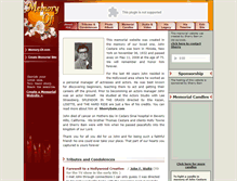 Tablet Screenshot of john-cestare.memory-of.com