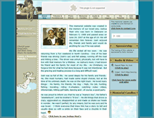 Tablet Screenshot of joshua-mast.memory-of.com