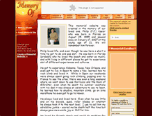 Tablet Screenshot of philip-pj-kasior.memory-of.com