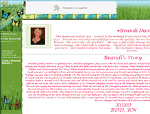 Tablet Screenshot of brandi-davis-greenwood.memory-of.com