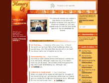 Tablet Screenshot of jonathan-horatschki.memory-of.com